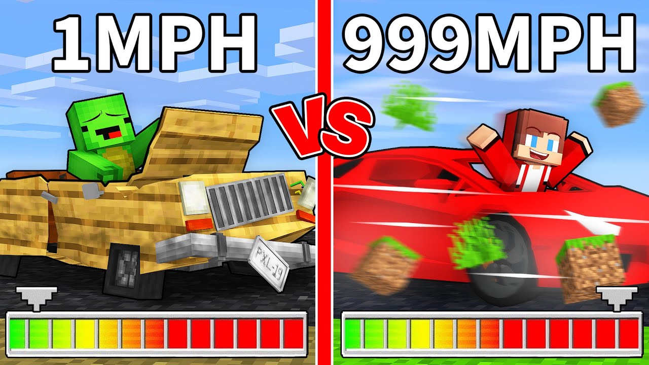 Mikey vs JJ: Who Will Be the FASTEST in Minecraft (Maizen)