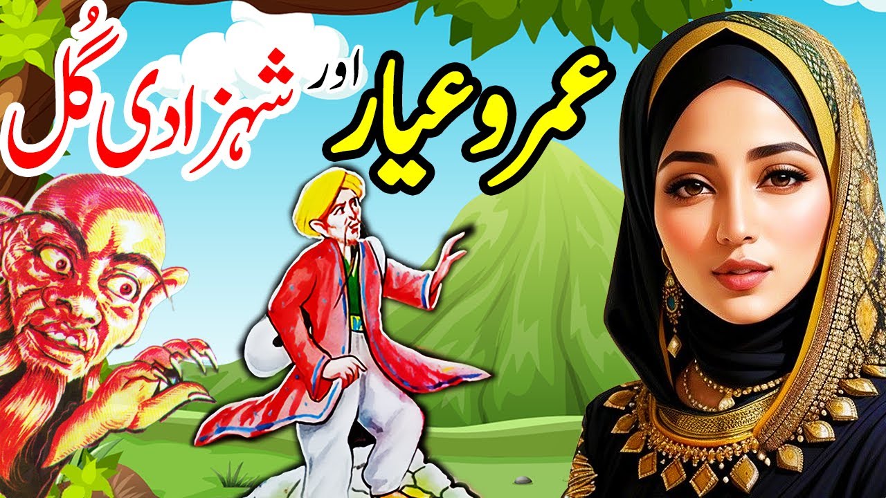 Umro Ayyar Aur Shehzadi Gul | Urdu Hindi Moral Story | Moral Kahani Land