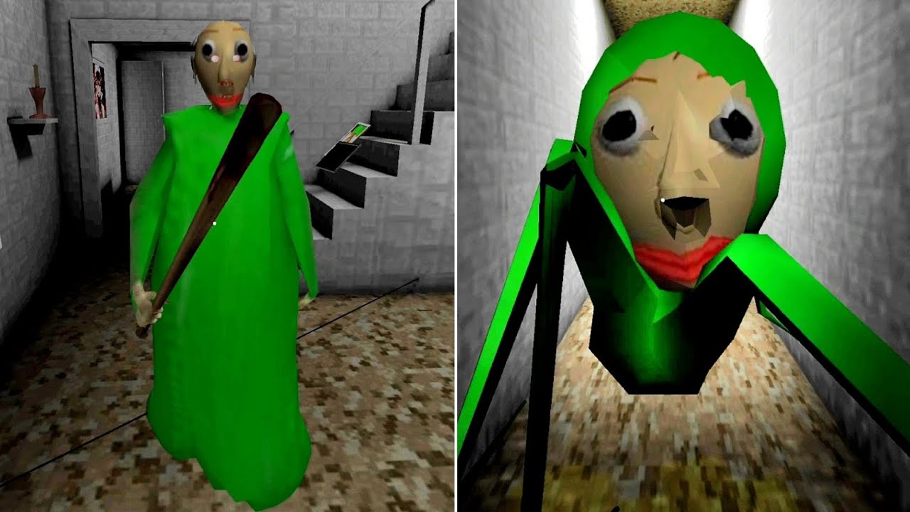Granny Version 1.8.1 in Baldi's Basics Atmosphere Mod Full Gameplay | Granny v1.8.1