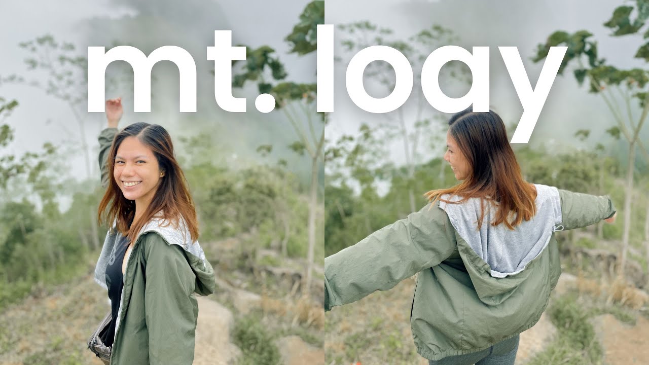 HIKING VLOG | my first day hike experience at MT. LOAY 🇵🇭