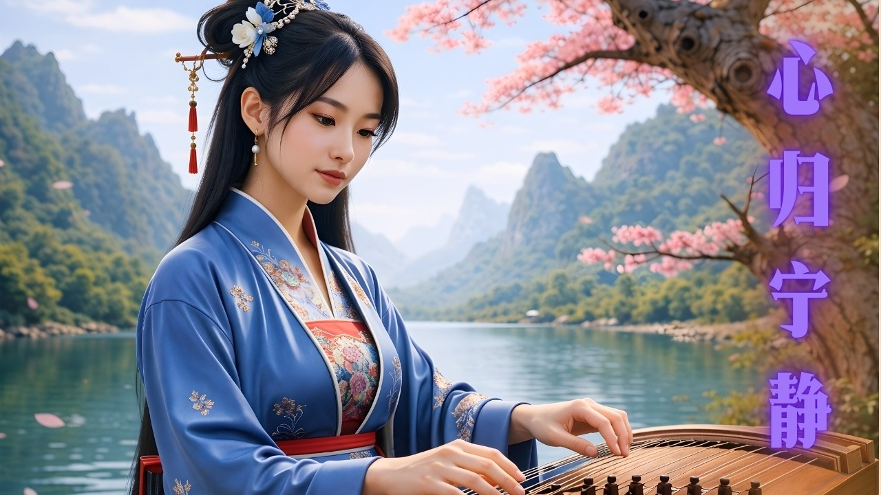 Relaxing Chinese Bamboo Flute, Guzheng & Erhu | Peaceful Traditional Instrumental Music