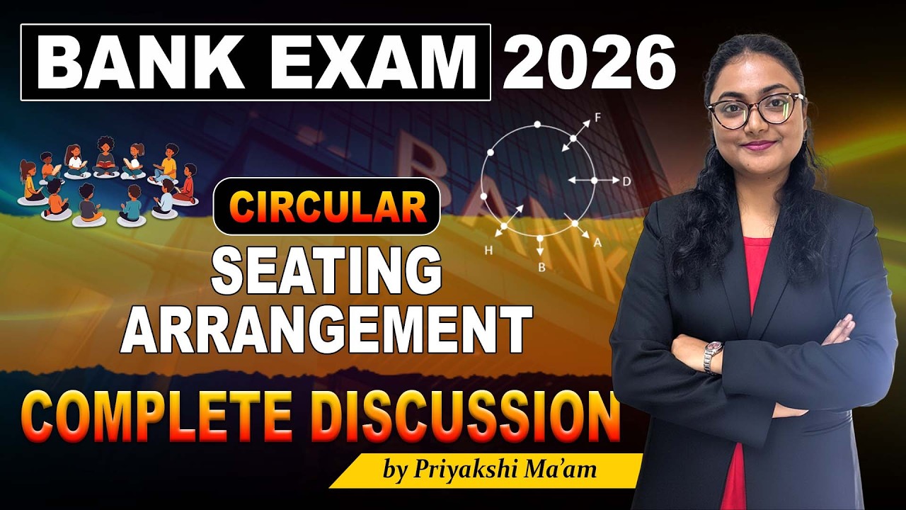 Circular Seating Arrangement | Reasoning for Bank Exams | Easy Tricks