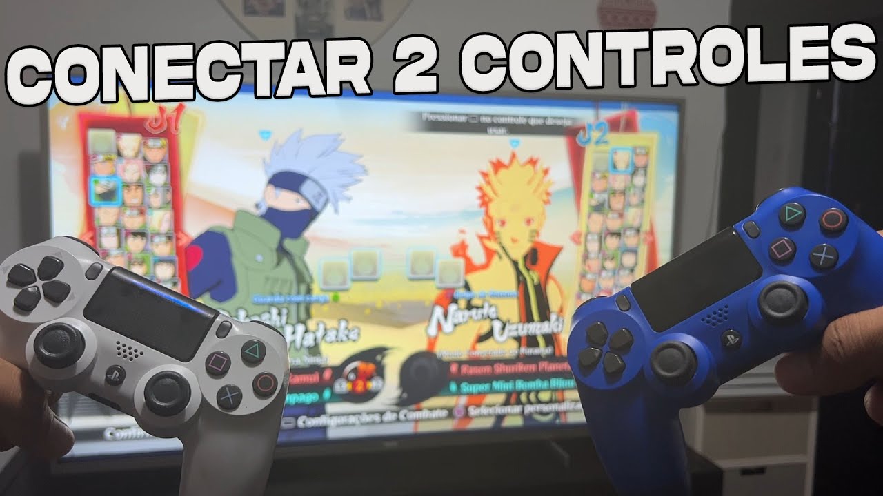Como Conectar 2 Controles no PS4 - 2026