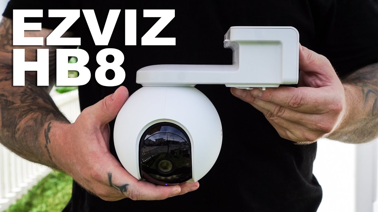 Обзор панорамно-наклонной IP-камеры видеонаблюдения Ezviz HB8 2K с питанием от аккумулятора и WiFi