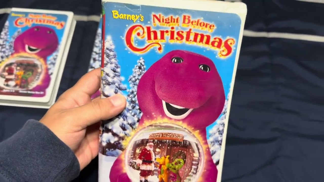 Comparison Video #25: Barney’s Night Before Christmas 1999 VHS, 2000 VHS, 2003 VHS, & 2008 DVD