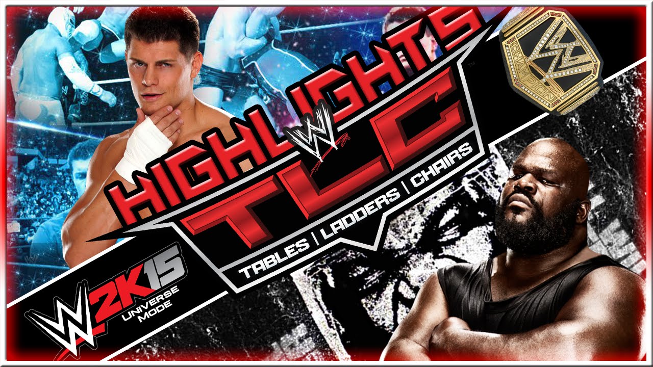 WWE 2K15 Universe Mode - TLC Highlights!
