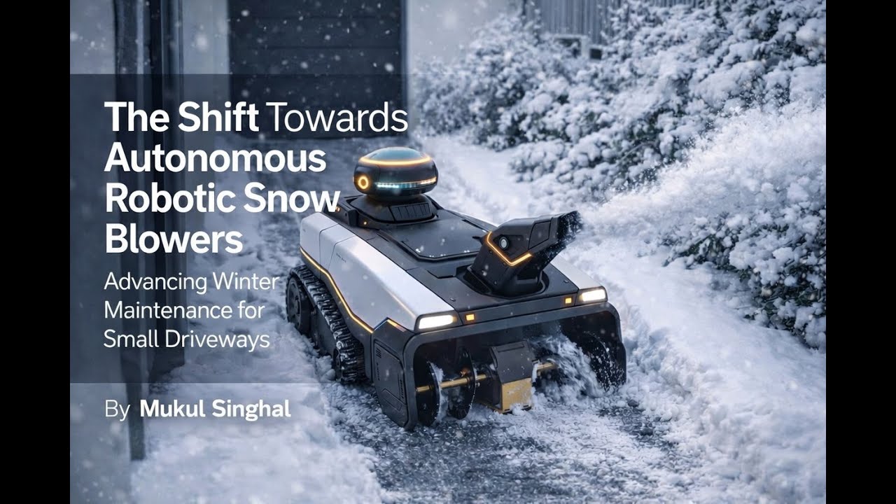Small Robotic Snow Blowers: The Quiet Shift in Winter Maintenance  #RoboticSnowBlower #SnowRemoval