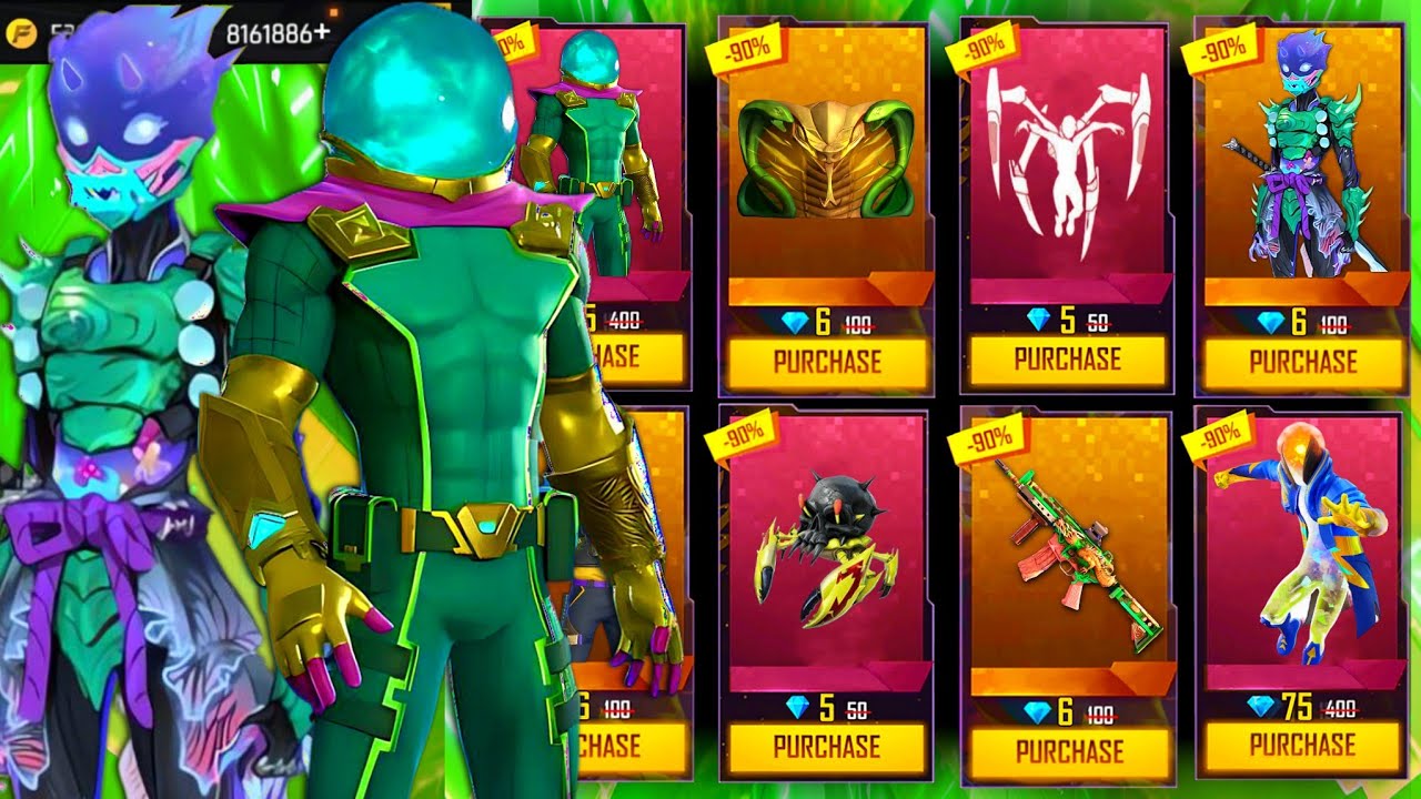 Buying 13000+ Diamonds, New SuperHero Bundles, Max Evo Gun Skins & Discount Event Item Subscriber ID