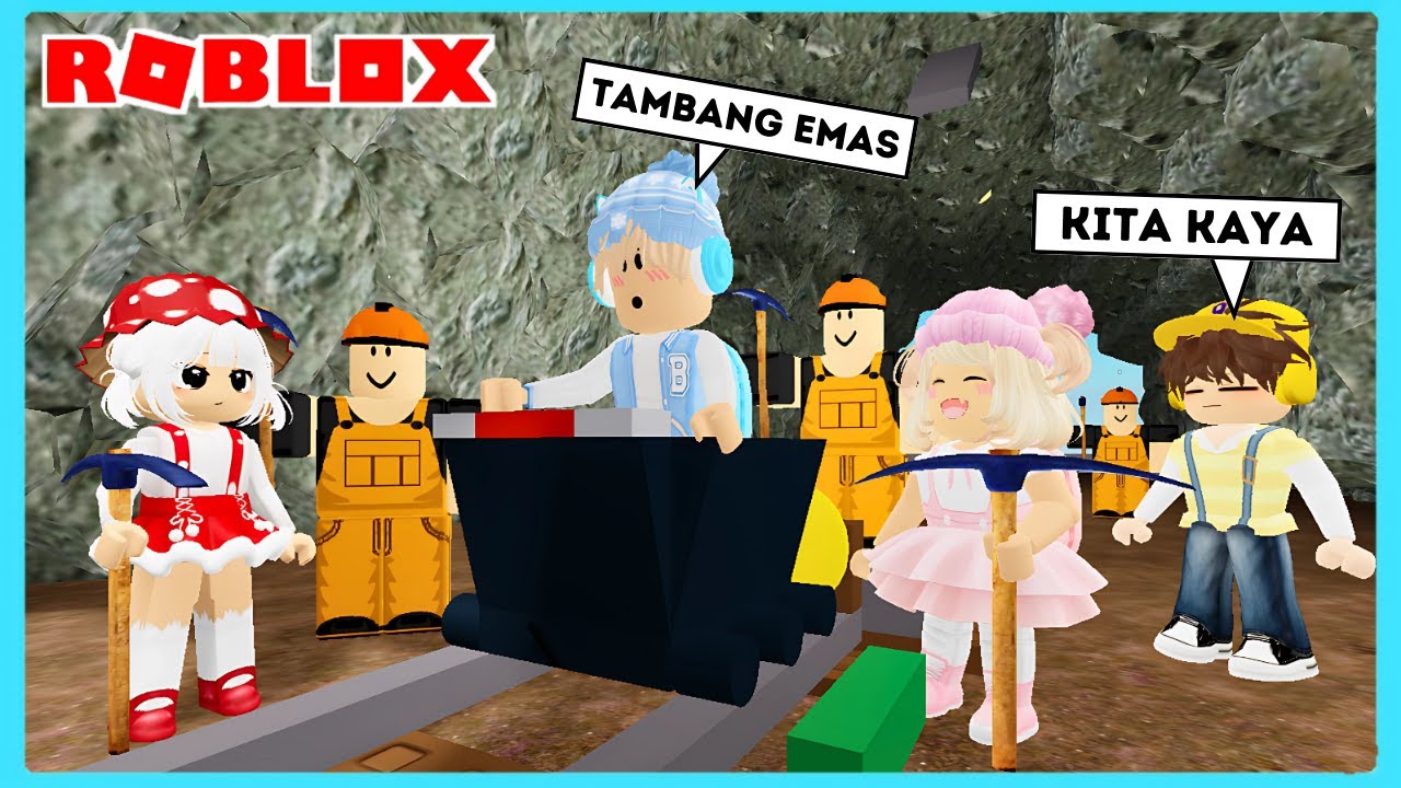 Aku Dan Adiku Pergi Menambang Di Roblox Brookhaven ft @Shasyaalala