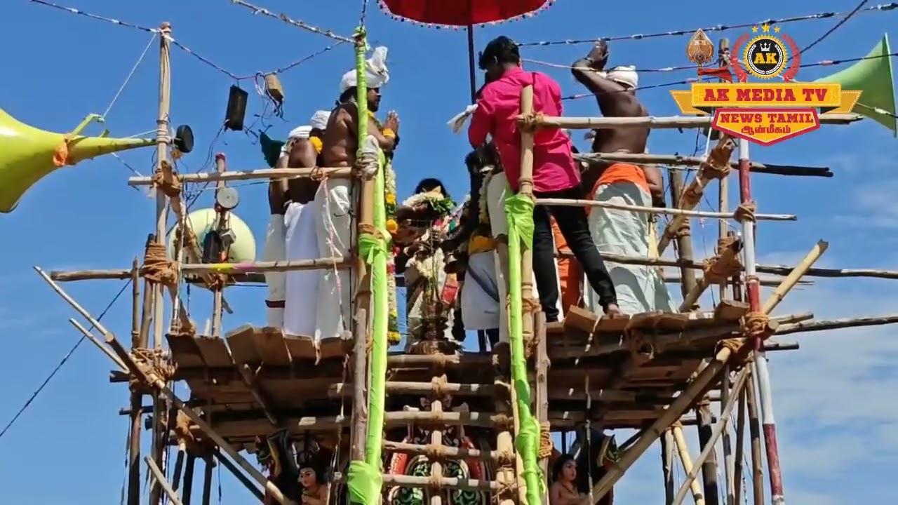 13 ம் நூற்றாண்டு அய்யனார். அம்மாசியார் கோயில் தனக்கன் குளம் கும்பாபிஷேகம் 1000 கணக்கான பக்தர்கள்