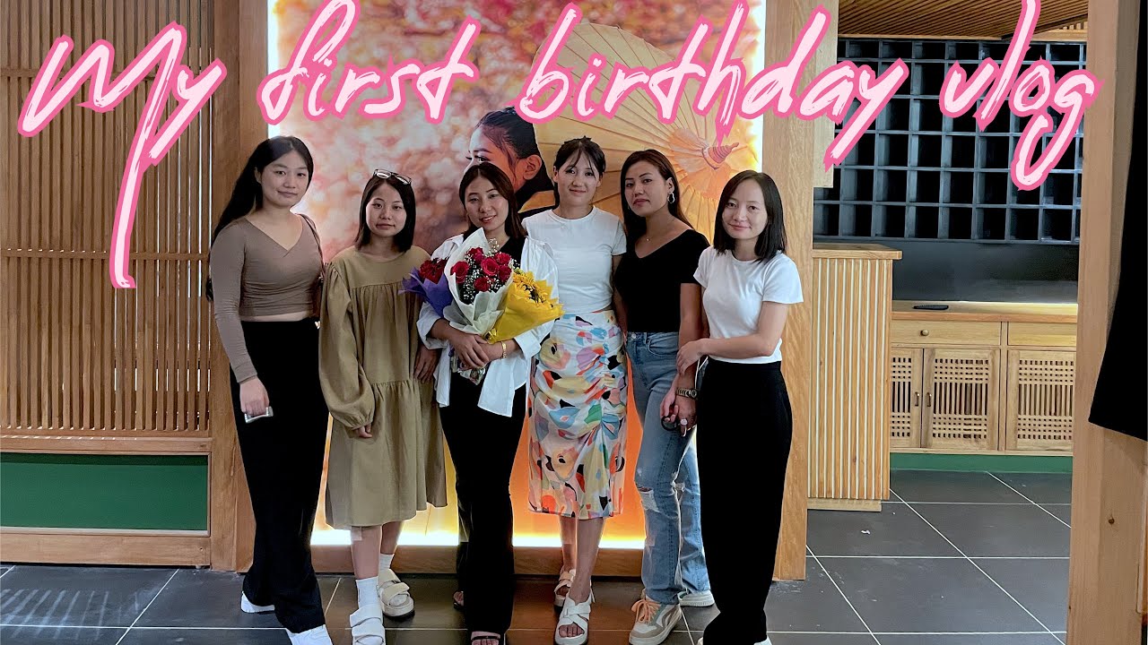 My first birthday vlog/ day out with my friends at gangnam restaurant/