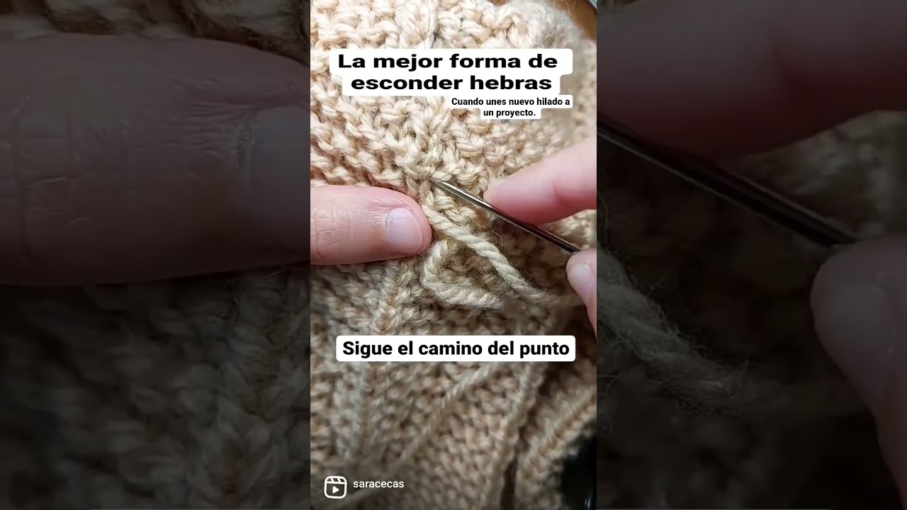 Esconder hebras o rematar cabos- La mejor forma