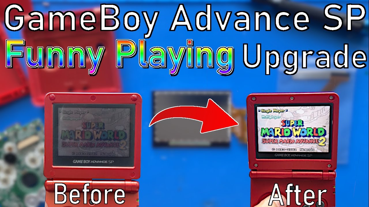 Modernizing the Game Boy Advance SP - FunnyPlaying IPS Screen Mod Installation