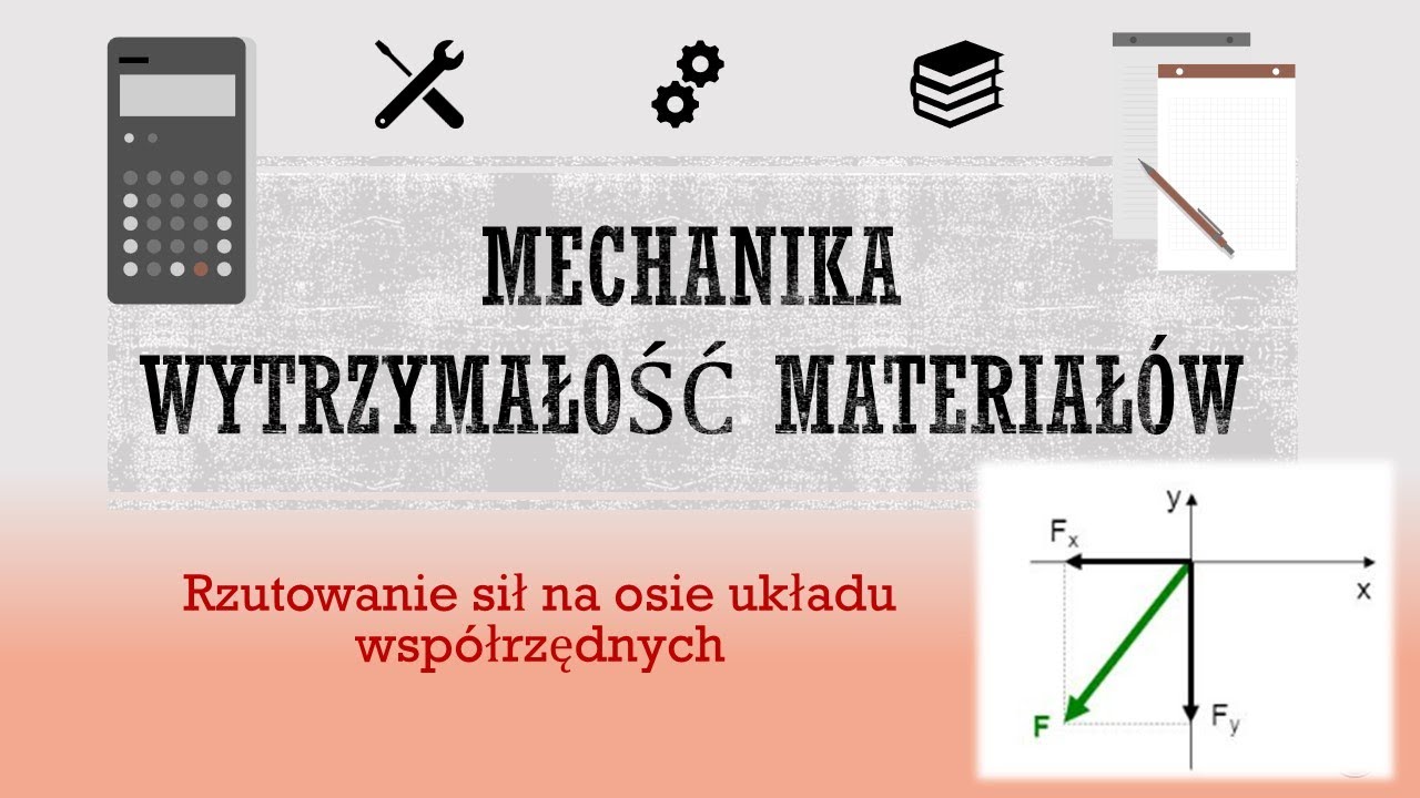 Rzutowanie sił na osie układu współrzędnych