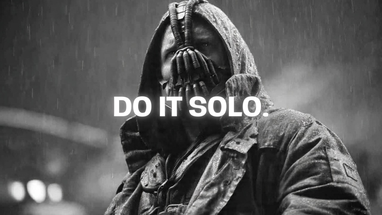 The LONELY ROAD To SUCCESS - BANE POWERFUL MOTIVATION