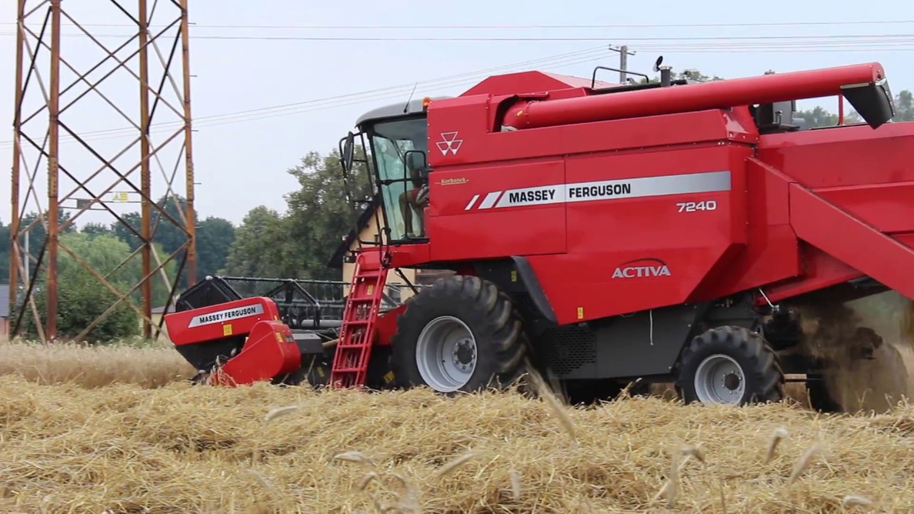 Żniwa 2018 - Nowy Nabytek - Massey Ferguson Activa 7240