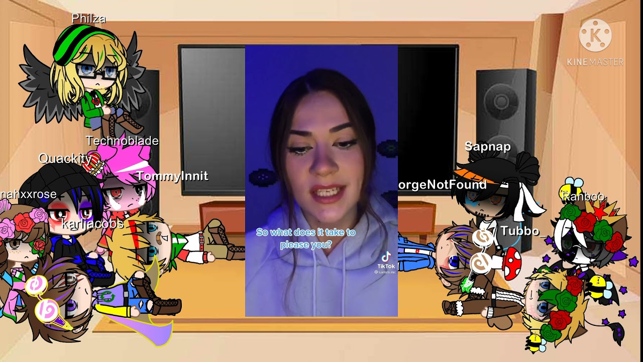 MCYT + Quackity React to Dream & His Time In the prison | Dream SMP | Gacha Club Reaction