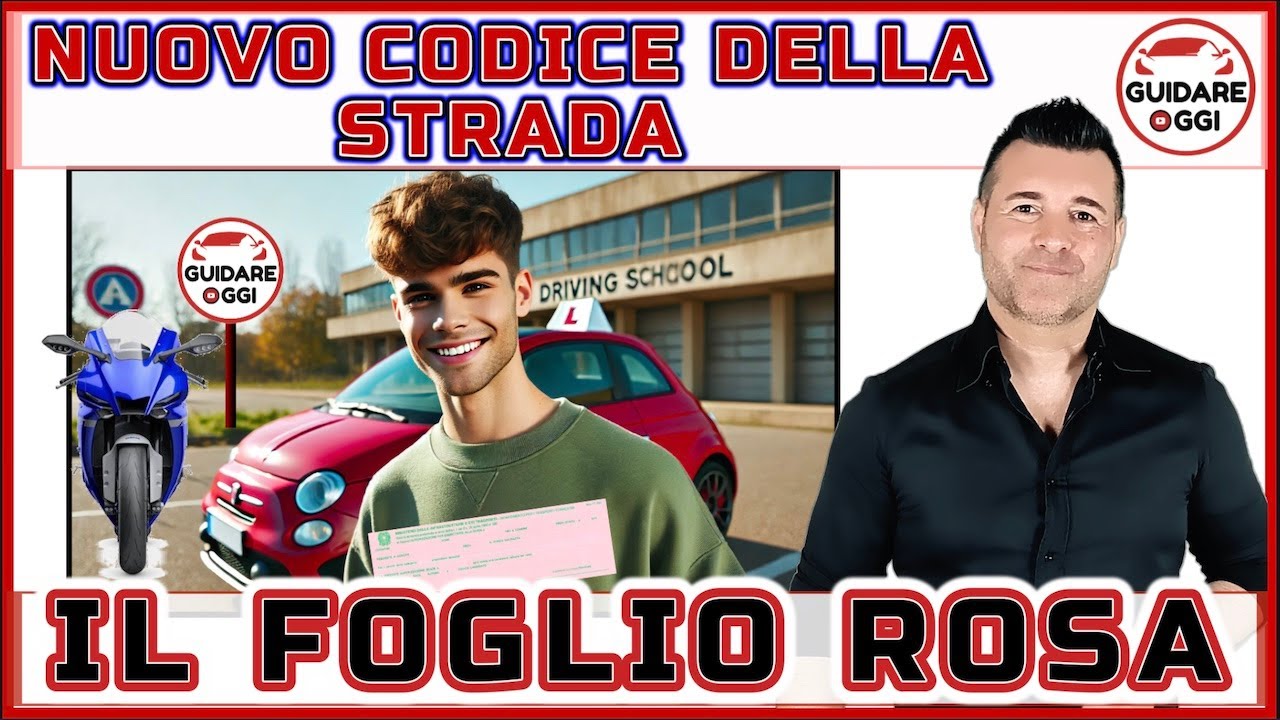 NUOVE REGOLE PER ESERCITARSI CON IL FOGLIO ROSA DELLE PATENTI B, AM, A1, A2, A