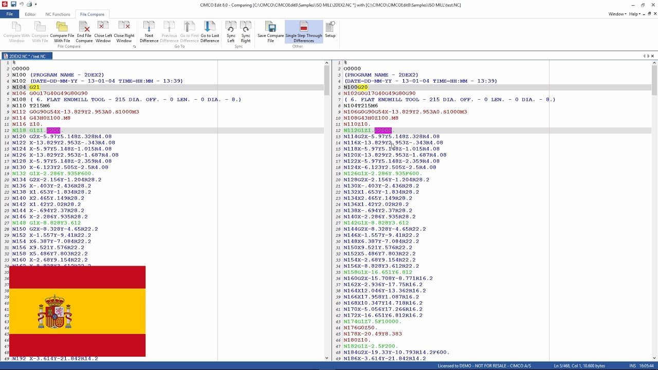(Spanish) CIMCO Training video - Edit Standard - 1/6