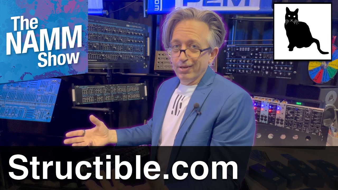 #NAMM 2026: Structible.com novel pedal ecosystem and classic synth controllers