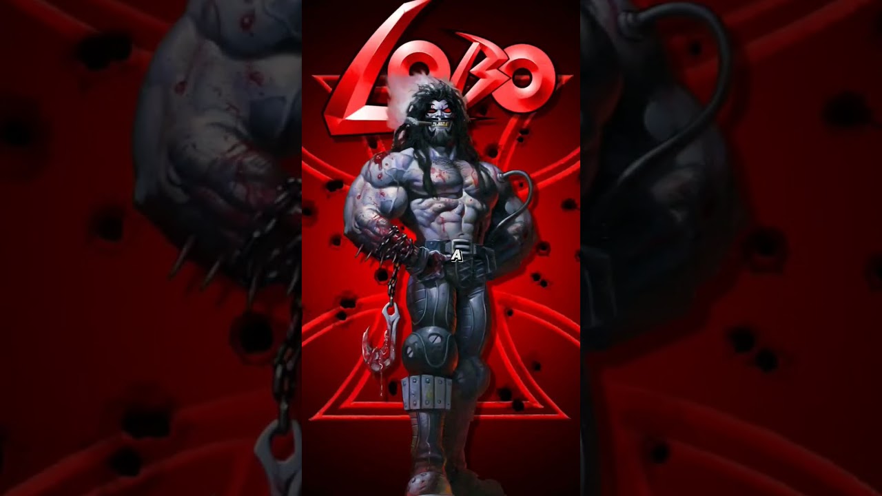 Lobo is a menace 😵....#lobo #dccomics #shorts