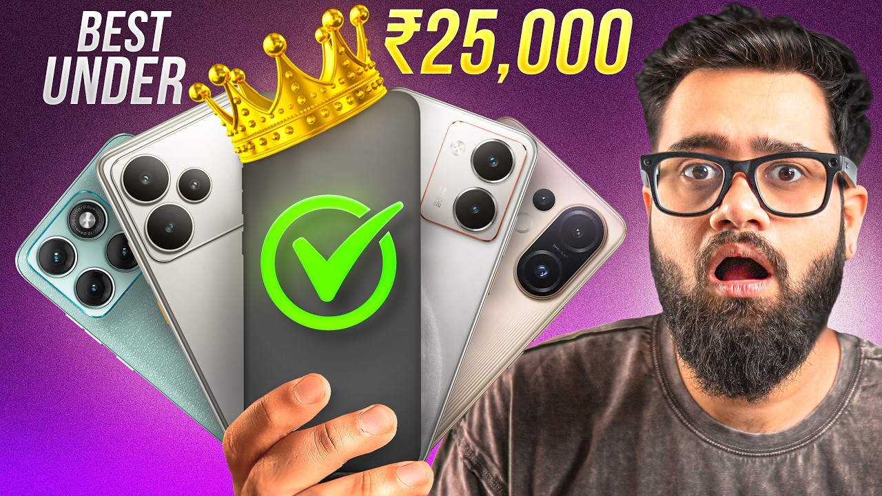 Top 5 Best Mobile Phones Under ₹25000⚡Amazon & Flipkart Sale 2026 | Best Phone Under 25000 😱