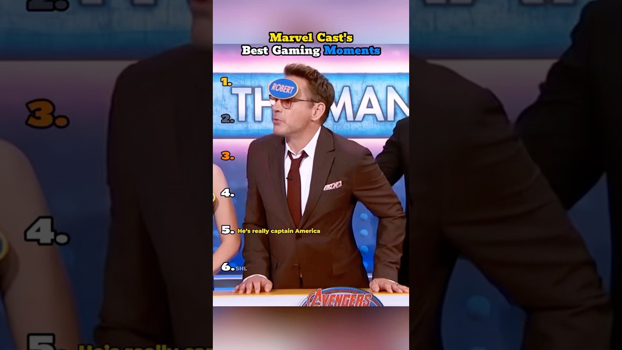 Marvel Actors' Best Gaming Moments#Marvelcast #popularculture #funny #Viral