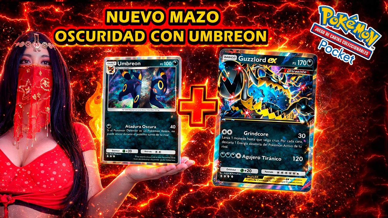 MAZO NUEVO / UMBREON  Y GUZZLORD EX /POKEMON TCG POCKET