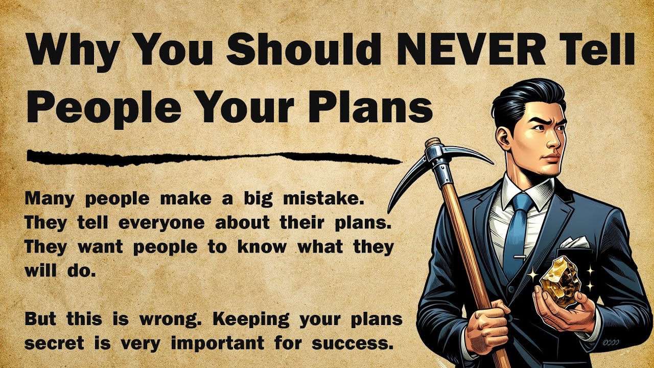 Why You Should NEVER Tell People Your Plans 🤐| Learn English Through Story | Level 3 📚🎧