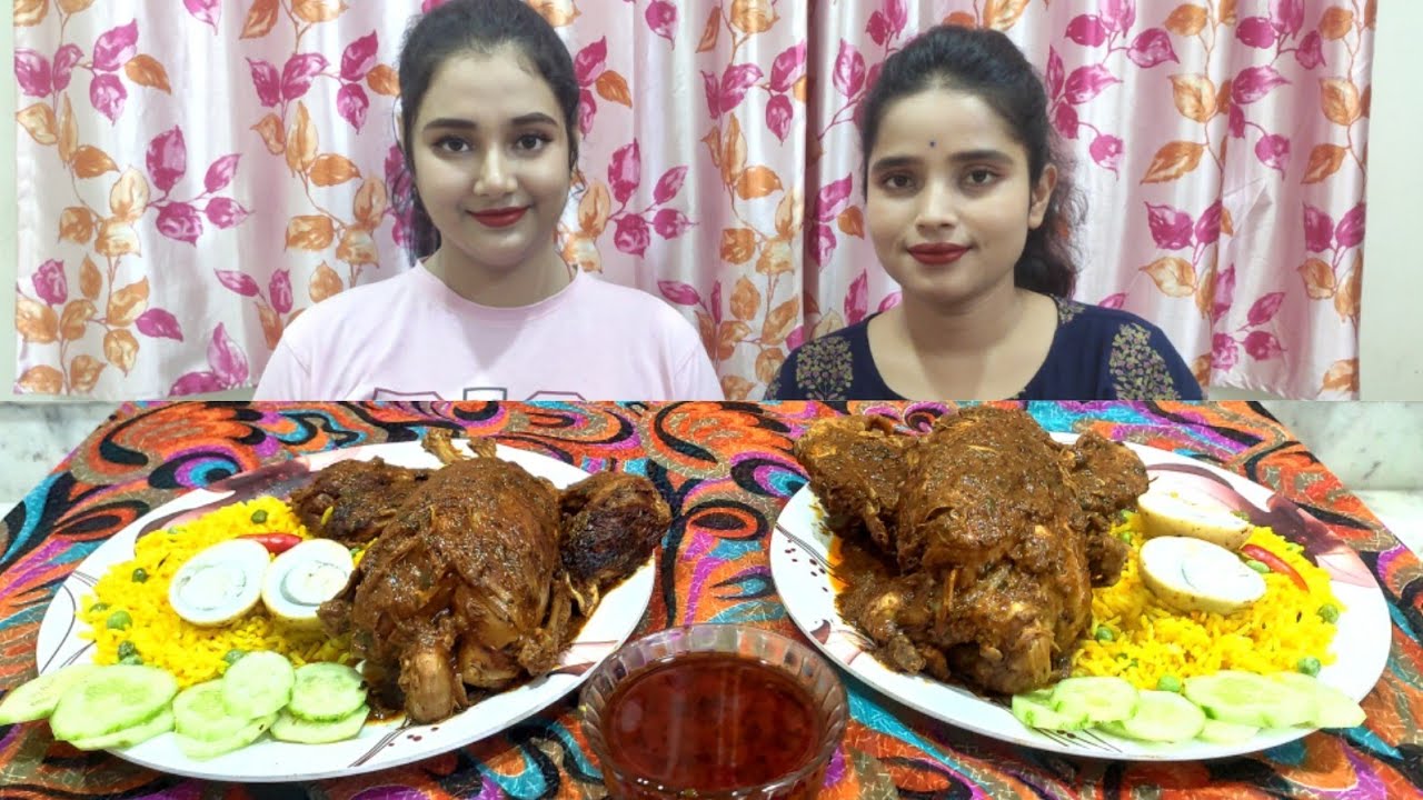 Aj Amra Whole Chicken Eating Challenge Nie Esechi | Whole Chicken Eating Challenge