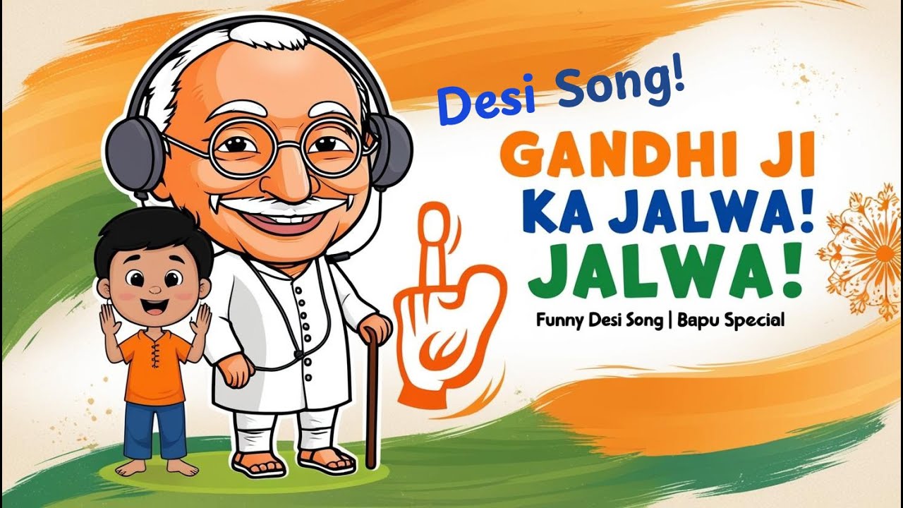 Gandhi Ji Ka Jalwa! Desi Rap Mein Bapu Ka Tadka!! #song #honeysingh #trending