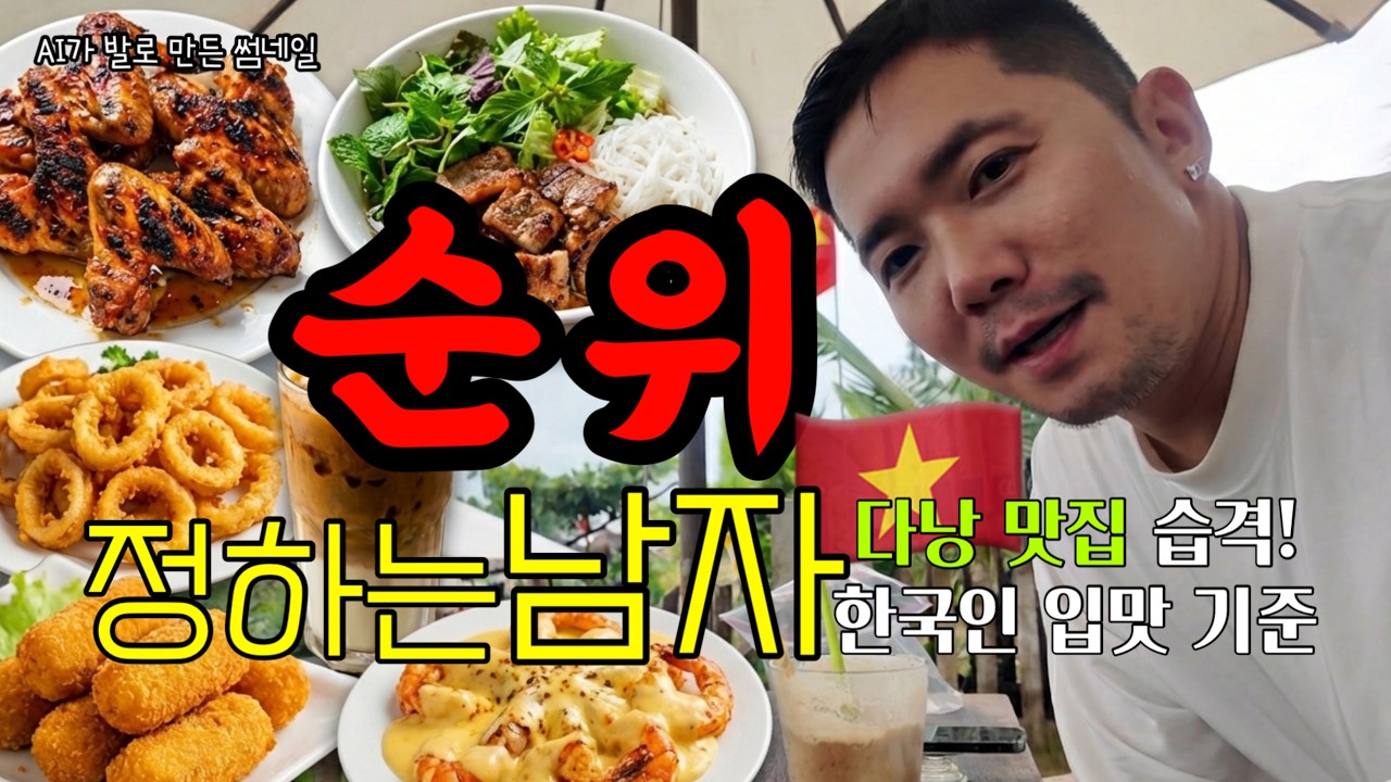 순위 정하는 남자가 엄선한 다낭 맛집 TOP 5 😎ㅣ안방 해변ㅣ🇻🇳 베트남4