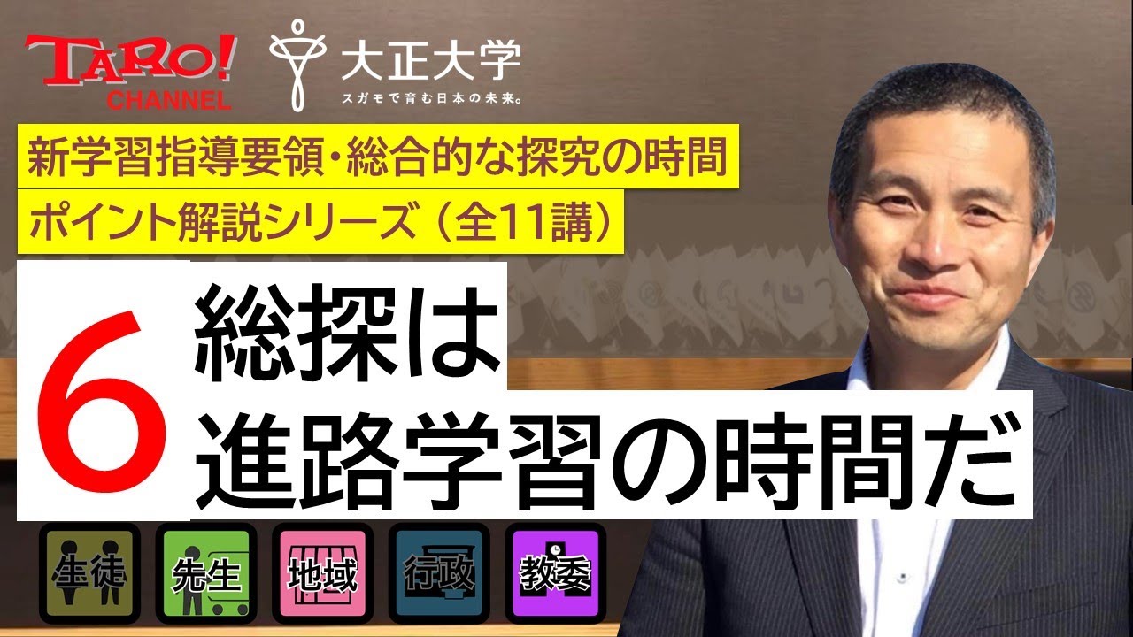 06．総探は進路学習の時間だ　－　新学習指導要領･総合的な探究の時間 ポイント解説シリーズ（全11講）