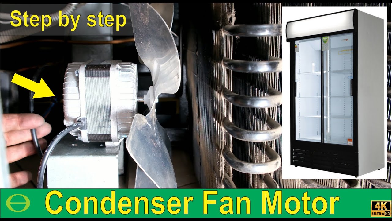 Noisy fridge - How to replace the Condenser Fan Motor on a beverage cooler refrigerator - all steps