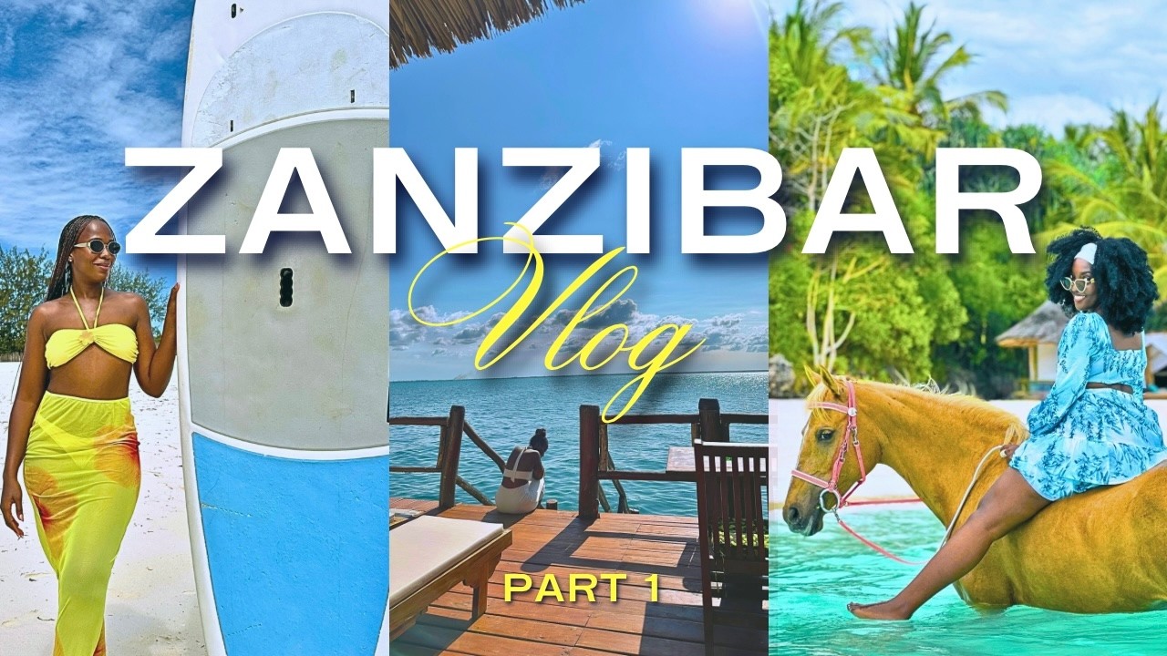Видеоблог о путешествии на Занзибар 🇹🇿 Часть 1. Плавание с дельфинами, верховая езда и роскошный ...