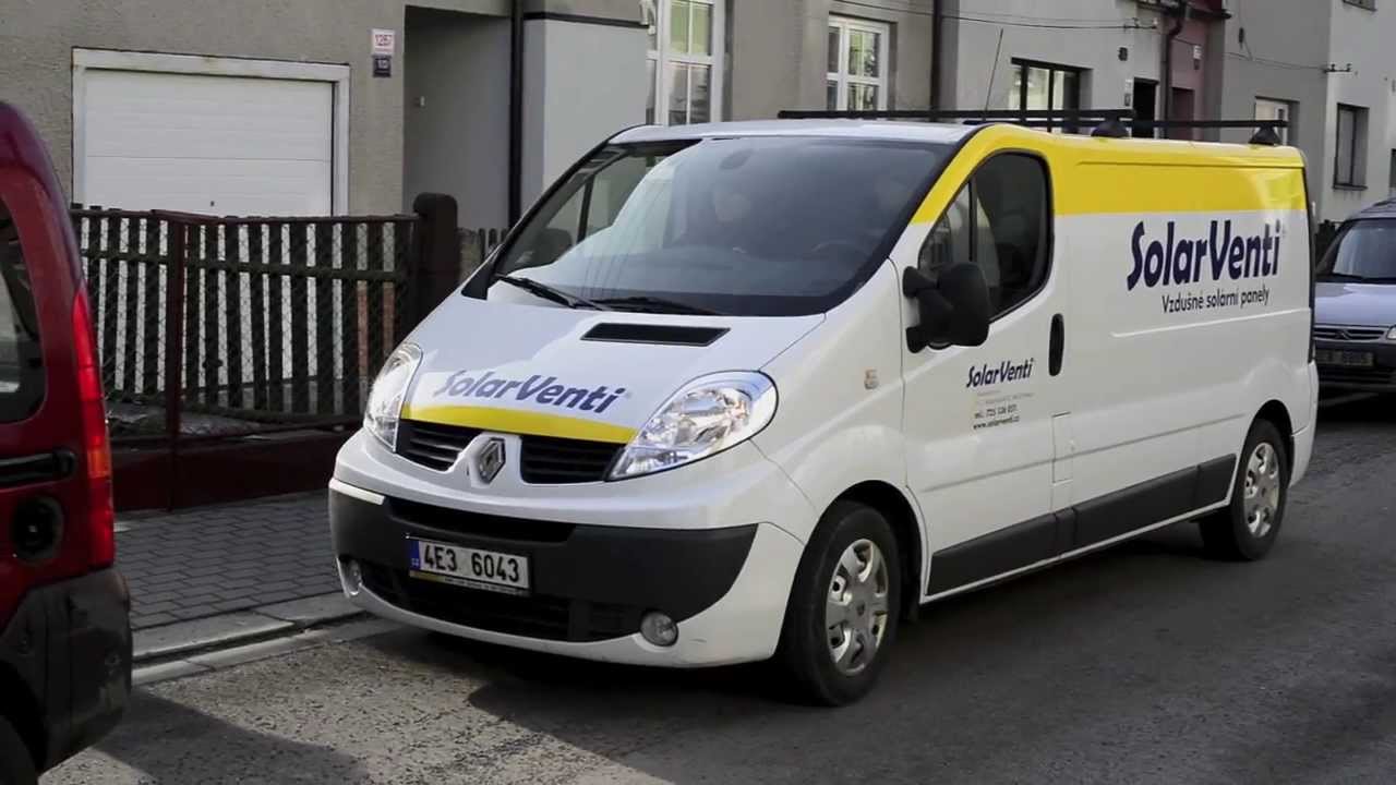 Montáž Solarventi SV7 na zdi