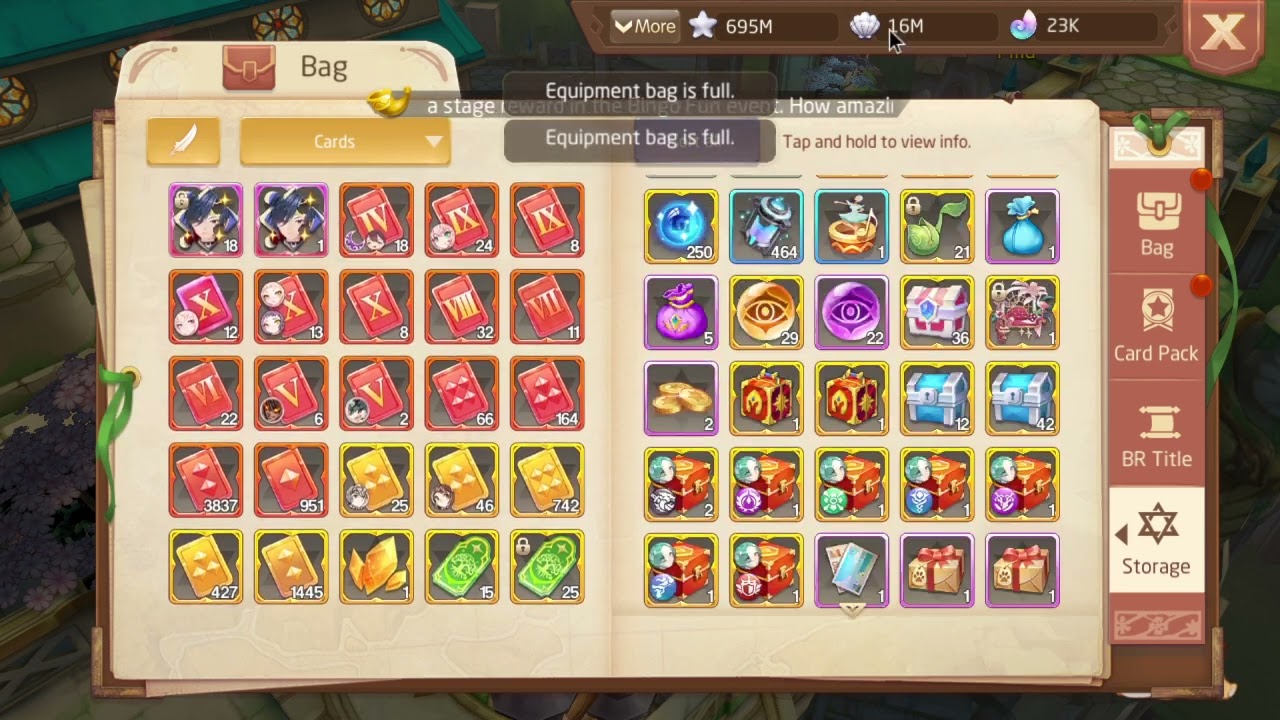 My first full bingo clear | Tales of Wind