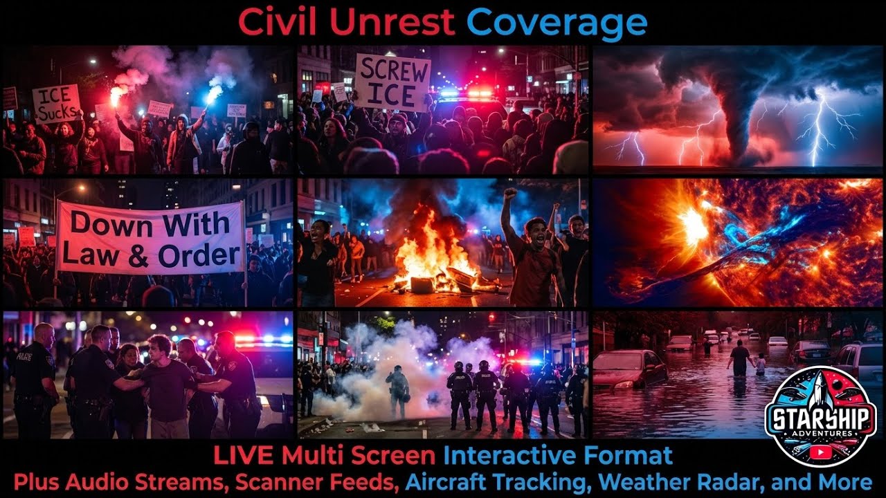 🔴LIVE Multiscreen Coverage: Civil Unrest Nationwide | Minneapolis Protests | Breaking News Watch