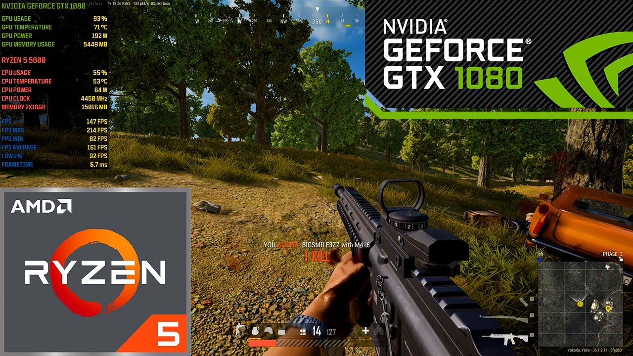 PLAYERUNKNOWN'S BATTLEGROUNDS | PUBG | Ryzen 5 5600 | GTX 1080 8GB | FULL HD | 1080P | 2025 Gameplay
