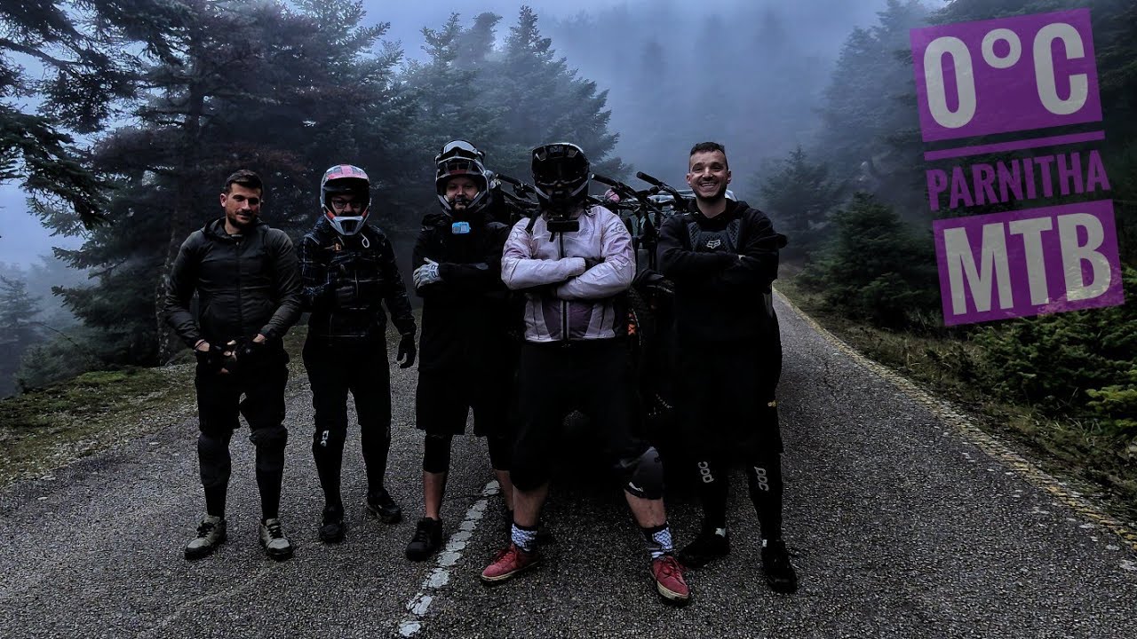 Survival or Shredding? Parnitha’s Whiteout Conditions #mtb