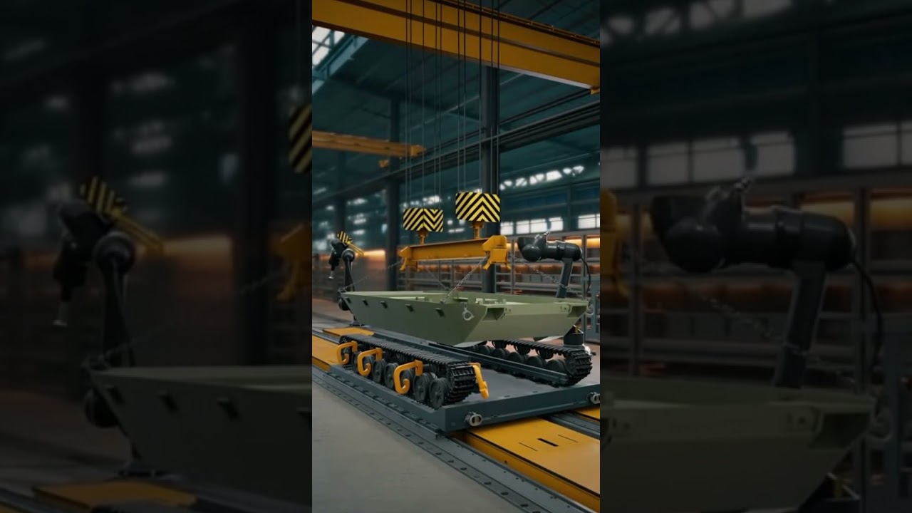 ⚙️ Birth of the Tank &mdash; Ultra Realistic Turret Activation Scene | The Birth of a War Machine