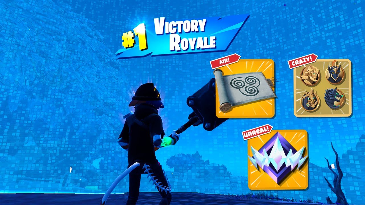 High Elimination Unreal Ranked Solo Win Gameplay (Fortnite Chapter 5 Season 2 Zero Builds)