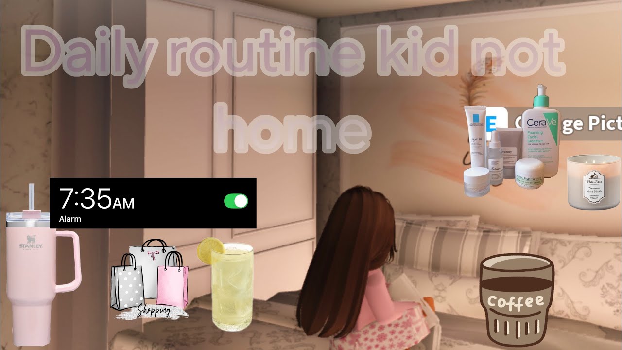 ||Daily routine in bloxburg||(kids are out) 