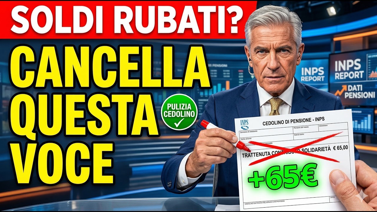 CEDOLINO INPS: Le 3 TRATTENUTE NASCOSTE che ti rubano soldi (Cancellale ORA!)