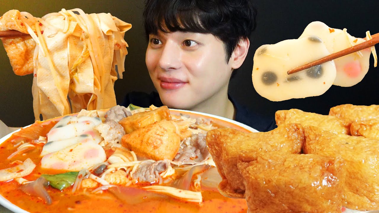 오랜만에 마라탕 먹방! 유부초밥이랑 같이 먹어 볼게요