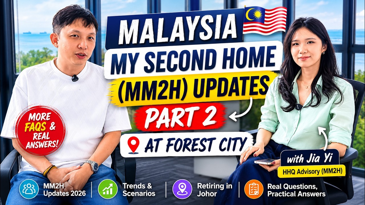Обновления проекта Malaysia My Second Home (MM2H) - ЧАСТЬ 2 в Forest City с Цзя И из HHQ Advisory...