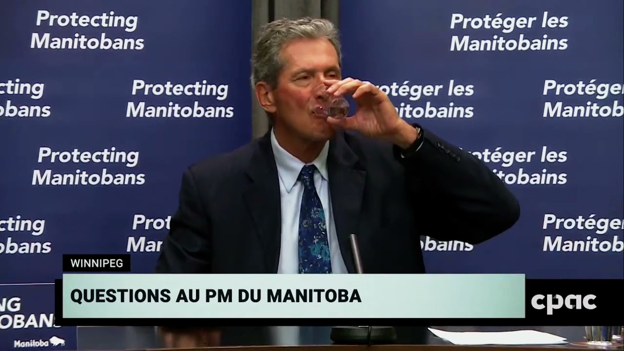 Brian Pallister thanks the Rainman