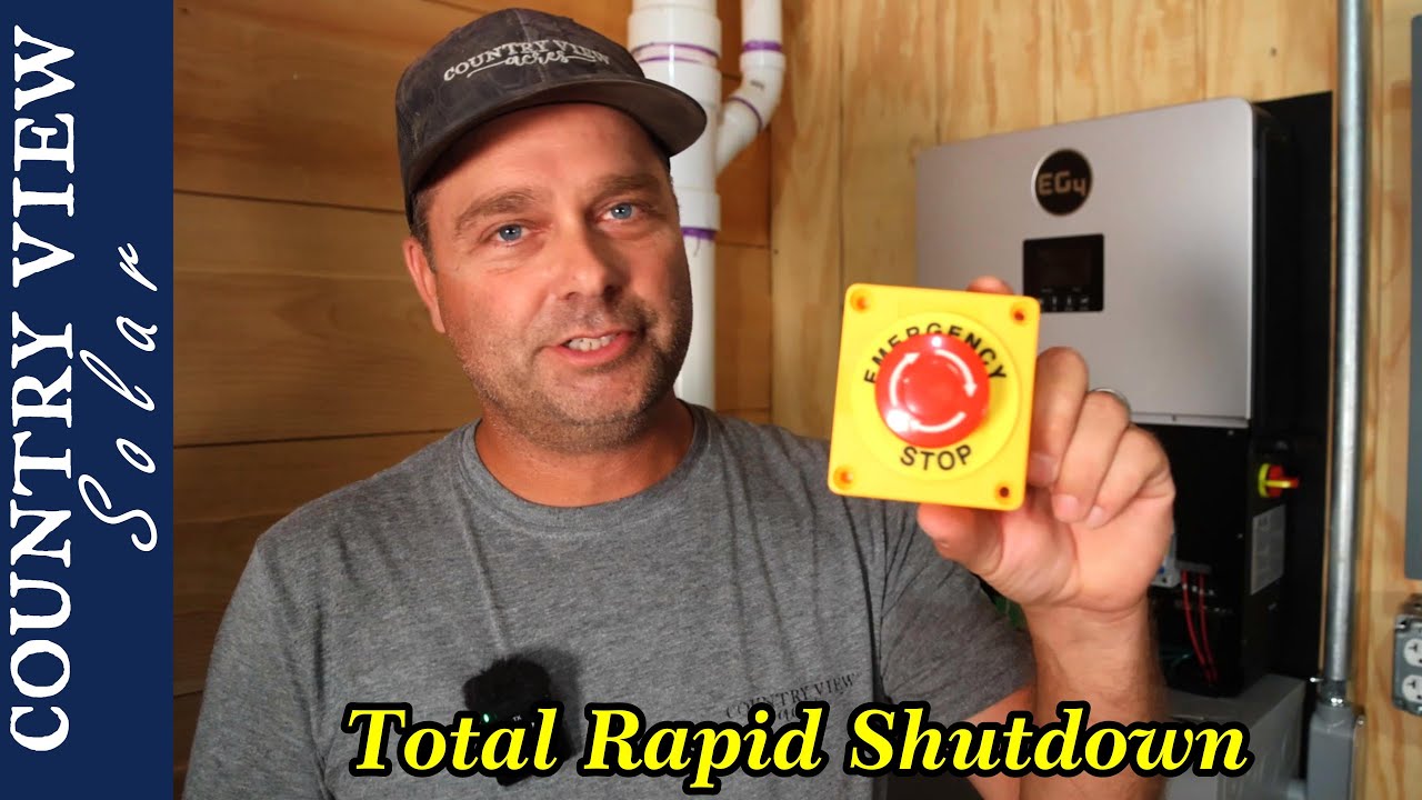Установка TIGO Rapid Shutdown в 6000XP. Тестирование Total Rapid Shutdown всей системы.