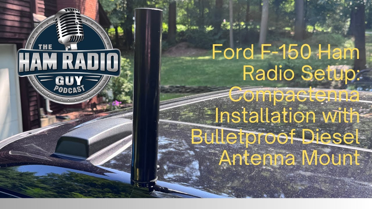 Compactenna Antenna Installation | Ham Radio Mobile Antenna Installation