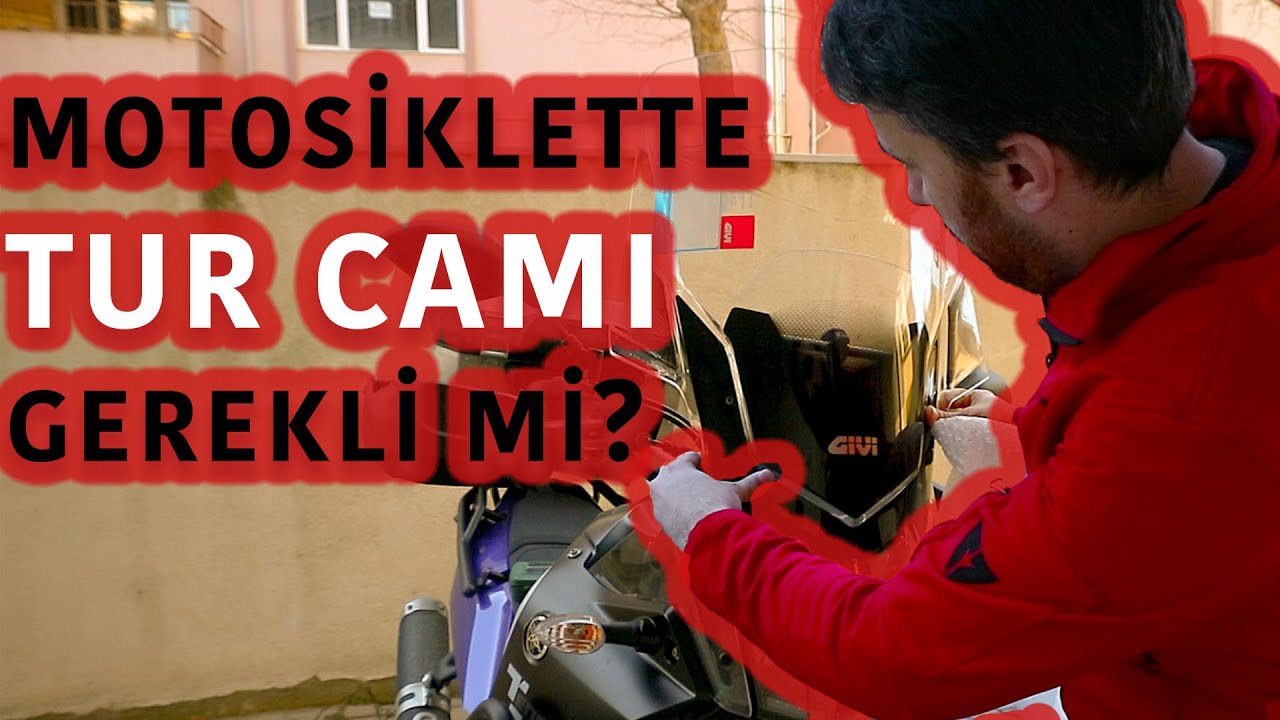 Motosiklete Tur Camı Takıyorum | Givi Tur Camı Montajı